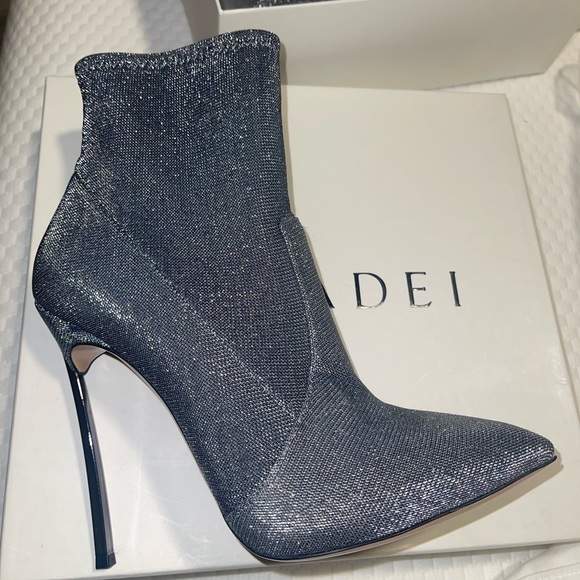 Casadei Blade Metallic ankle boots - Picture 9 of 9